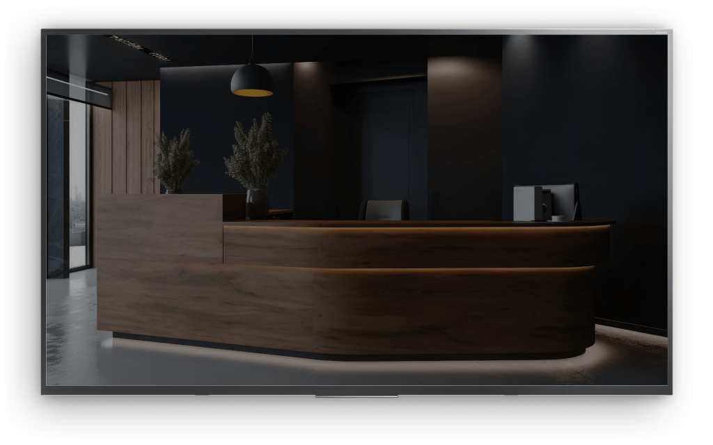 LMS AV - Reception TV Installation, Commercial AV Design, Commercial TV Wall Mounting, Commercial TV Installation, Dorset, Poole, Bournemouth
