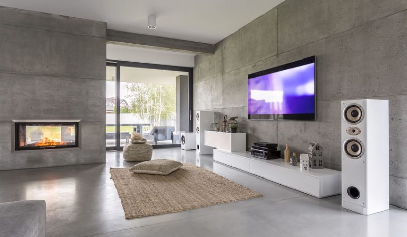 Large-tv-on-the-wall
